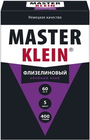 Фото 1/2 Клей обойный Master Klein для флизелиновых обоев 500гр (жест.пачка) 1006 (11603372)