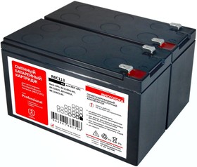 Фото 1/4 RBC113 серия Professional МНОГОТОКА - Сменный батарейный картридж для ИБП APC: 24 В, 7,2 Ач, 7,0 кг, гарантия 24 месяца