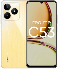 Фото 1/6 Смартфон Realme C53 256Gb 8Gb золотистый моноблок 3G 4G 6.74" 720x1600 Android 13 50Mpix 802.11 b/g/n/ac NFC GPS GSM900/1800 GSM1900 TouchSc