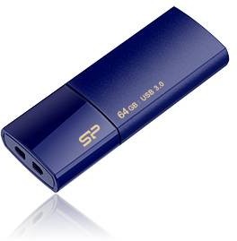 Фото 1/6 SP008GBUF3B05V1D, Флеш накопитель 8Gb Silicon Power Blaze B05, USB 3.2, Синий