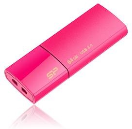 Фото 1/5 SP008GBUF3B05V1H, Флеш накопитель 8Gb Silicon Power Blaze B05, USB 3.2, Розовый
