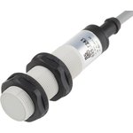 Capacitive Barrel-Style Proximity Sensor, M18 x 1, 5 mm Detection, 20 250 V ac, IP67