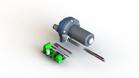 6 28V 10bar Direct drive, Seal-less Coupling Micro External Gear Pump Water Pump, 1500ml/min