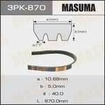 3PK-870, Ремень поликлиновой 3PK870 Masuma