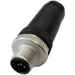 185200126, СЦМ120016-05A Разъем М12, кодировка 5A, штыревой ...