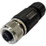 185200159, СЦМ120021-05B Разъем М12, кодировка 5B, гнездовой ...