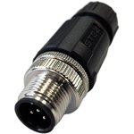 185200167, СЦМ120022-05B Разъем М12, кодировка 5B, штыревой ...