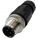 185200168, (СЦМ120022-04D) Вилка, прямая, 4D, М12, PG7