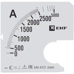 Шкала сменная для A721 2500/5А-1.5 PROxima EKF s-a721-2500