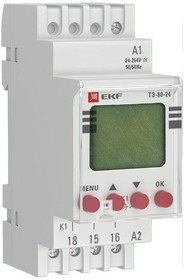 Таймер электронный ТЭ-80 24-230В PROxima EKF te-80-24
