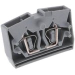 2-wire end terminal, 1 pole, 0.08-2.5 mm², clamping points: 2, gray, cage clamp, 24 A