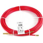 Протяжка для кабеля мини УЗК d=3,5 мм L=50 м в бухте, красный СП-Б-3,5/50