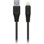 Дата-кабель Smartbuy USB - 8-pin для Apple, "карбон", экстрапрочн., 2.0 м ...