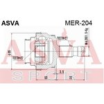 MER-204, ШРУС наружный задний 27x67x27