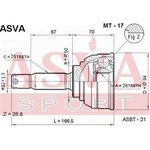 MT-17, ШРУС наружный 26x50x25