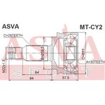 MT-CY2, ШРУС наружный 30x59 5x28