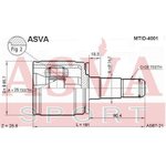 MTID-4001, ШРУС внутренний левый 25x34.7x28