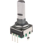 PEC11R-4020F-N0024, 24 Pulse Incremental Mechanical Rotary Encoder with a 6 mm ...