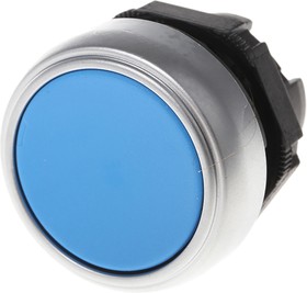 Фото 1/2 LPCB106, Синяя Плоская Кнопка