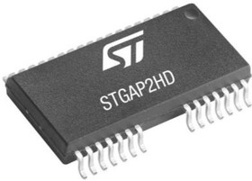 STGAP2HDMTR, Gate Driver, 2 канал(-ов), Полумост, MOSFET, 36 вывод(-ов), SO-36W, Inverting
