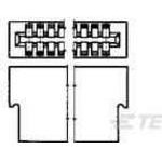 583717-1, Standard Card Edge Connectors TW-LEAF CRP HSG 10P 100 C/L