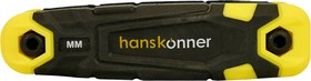 Фото 1/5 HK1045-04-8H Набор ключей шестигранные S2 8шт 1,5-8мм, склад. кейс Hanskonner