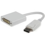A-DPM-DVIF-002-W, Адаптер; DisplayPort 1.1; 0,1м; Цвет: белый; Серия: Cablexpert
