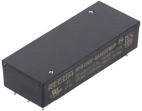 Фото 1/2 RPA150E-4848SEW/P, Isolated DC/DC Converters - Through Hole 150W 9-60Vin 48Vout 3A Eighth Brick