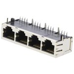 RJJU88442E9H002, Гнездо, RJ45, PIN: 8, Кат: 5, Конф: 8p8c