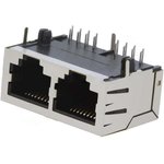 RJJU88242E9H002, Гнездо, RJ45, PIN: 8, Кат: 5, Конф: 8p8c, THT, угловой