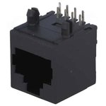 RJJU88142E7H021, Гнездо, RJ45, PIN: 8, Кат: 5, Конф: 8p8c, THT, угловой