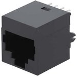 RJJU88142E7V023, Гнездо, RJ45, PIN: 8, Кат: 5, Конф: 8p8c, THT, прямой