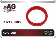 AG370005 Прокладка выпускного коллектора красный СИЛИКОН дв. К4м RENAULT ( под сапун)