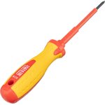 12924, Insulated Screwdriver up to 1000 V, PH0x75 mm, CrMo, 2K handle