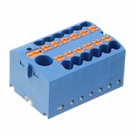 3273354, DIN Rail Terminal Blocks PTFIX 6/12X2,5 BU 2.5mm2 w/6mm2 feedin