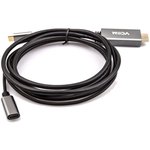 Кабель USB Type-C - DisplayPort, 1.8м, VCOM CU422MC-1.8M