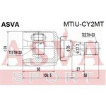 MTIU-CY2MT, ШРУС внутренний 30x35x33
