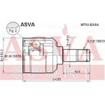 mtiu-ea5a, Шрус внутренний 24x41x27 MITSUBISHI MITSUBISHI : GALANT EA2A EA3A EA5A