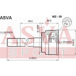 MZ-35, ШРУС наружный 23x65x26