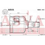 MZID-512, ШРУС внутренний левый 26x35x28