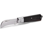 Нож монтерский КВТ большой складной с изогнутым лезвием 57597