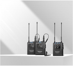 Фото 1/7 Saramonic UwMic9s Kit2 Mini (RX9S+TX9S+TX9S) приемник и 2 передатчика с DK3A микрофонами
