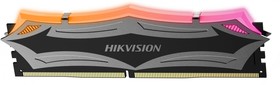 Фото 1/4 Память DDR4 8Gb 3200MHz Hikvision HKED4081CBA2D2ZA4/8G U100 RGB RTL Gaming PC4-25600 CL16 DIMM 288-pin 1.35В с радиатором Ret