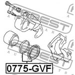0775-GVF, Ремкомплект суппорта тормозного переднего