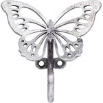 Настенный крючок Бабочка Эир S серебристого цвета 79054/серебристый