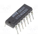 NTE4023B, CMOS Triple 3-input NAND Gate 14-lead DIP
