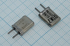 Резонатор кварцевый 18МГц в корпусе с жёсткими выводами МА=HC25U; 18000 \HC25U\S\\\РК353МА\1Г
