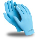 Перчатки ЭКСПЕРТ (DG-021) нитрил 0,08 мм, длина 245 мм, цвет голубой (уп.50пар) ...