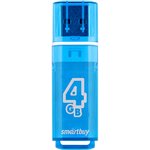 USB 2.0 накопитель Smartbuy 4GB Glossy series Blue (SB4GBGS-B)