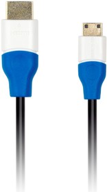 Фото 1/7 Smartbuy Cable HDMI to mini HDMI ver. 1.4b A-M/C-M, 1,0 m (gold-plated) (K-310-180)/180/